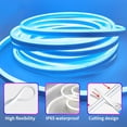 thumbnail image 6 of LED Neon Rope Lights - 16.4ft 24V RGB Flexible Strip Lights with Remote and APP Control, IP65 Waterproof for Bedroom and Outdoor Decor, 6 of 7