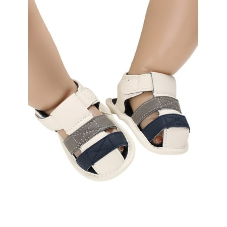 

Baby Boys Girls Summer Sandals Magic Paste Soft Sole Anti-Slip Walker Shoes