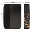 thumbnail image 6 of Chririnla Flower Car Seat Belt Pads Non-Slip Seatbelt Cushion Comfort Universal Compatible with Sedan Auto, 6 of 8