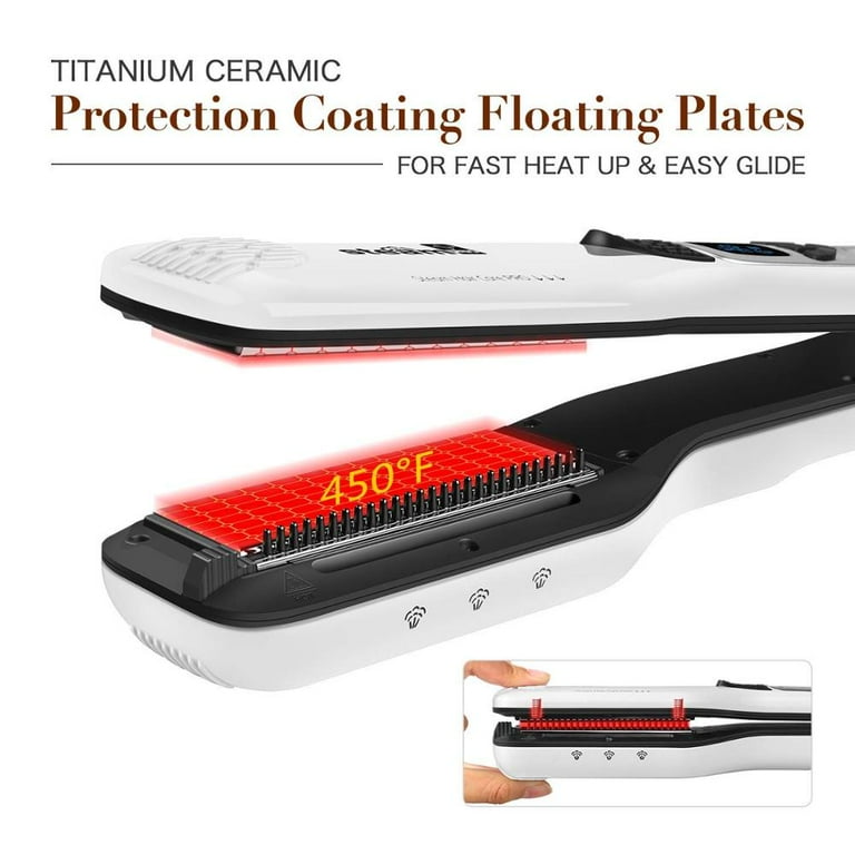 Titanium steam flat iron cheap