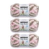 Bernat Baby Blanket Little Petunias Yarn - 3 Pack of 100g/3.5oz - Polyester - 6 Super Bulky - 72 Yards - Knitting/Crochet