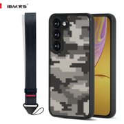 IBMRS For Samsung S23 Phone Case, Shockproof Translucent Cover (Camo Black)