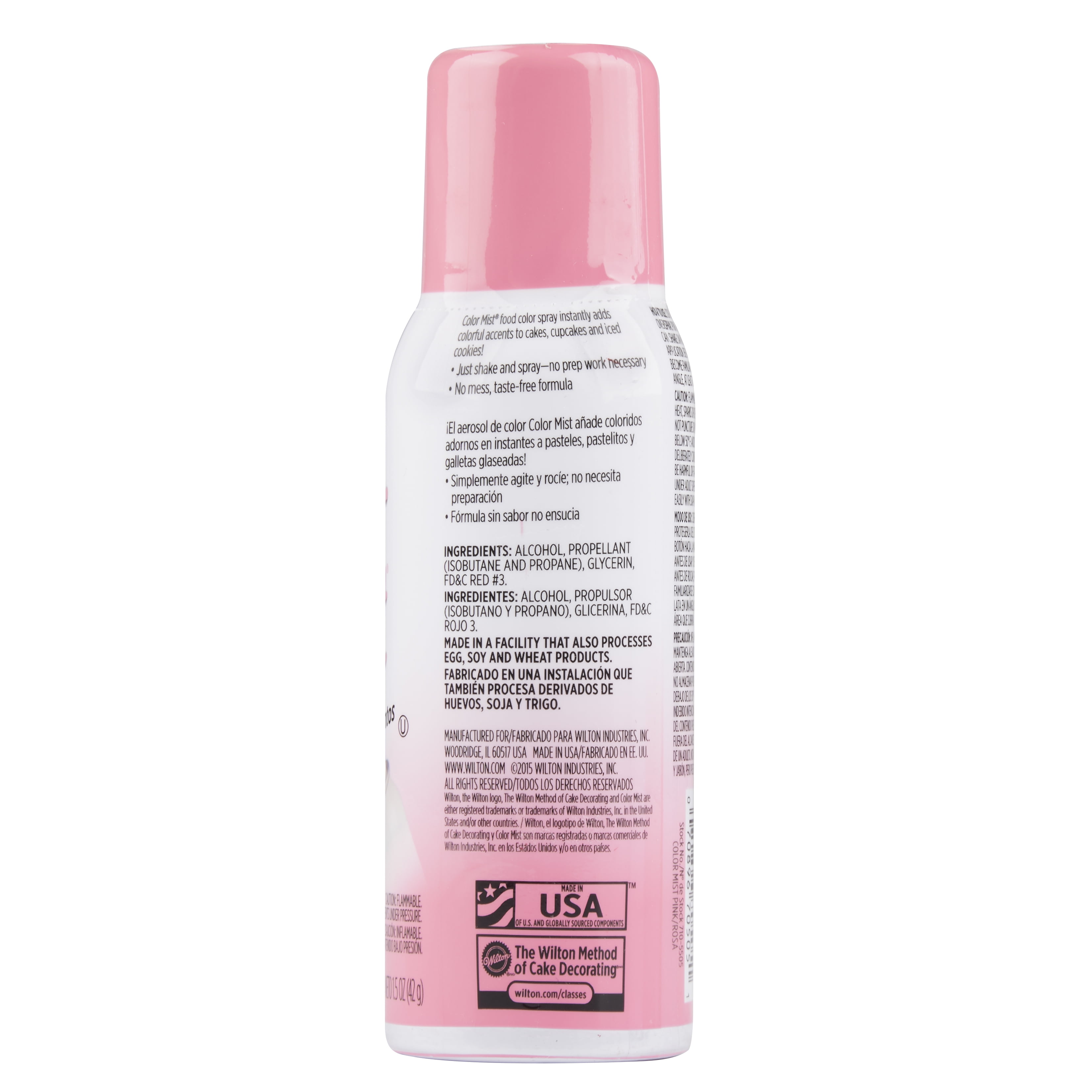 (6 Pack) Wilton Pink Color Mist Food Color Spray, 1.5 oz.