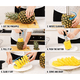 thumbnail image 4 of Pelador de frutas pelada piña-bolso opp-negro MFZFUKR CPB-DE-LYY1435-1, 4 of 5