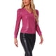thumbnail image 4 of TOP DE LENTEJUELAS INSPIRADOR CHIC PARA MUJERES CON ESCOTE EN V, BLUSAS BRILLANTES XL COLOR ROSA FUERTE, 4 of 6