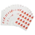 thumbnail image 1 of 500 PCS mini pegatina de fuego para acampar calcomanías de llamas para acampar pegatinas autoadhesivas para contenedores de alimentos sobres álbum de recortes suministros de artesanía de bricolaje, 1 of 4