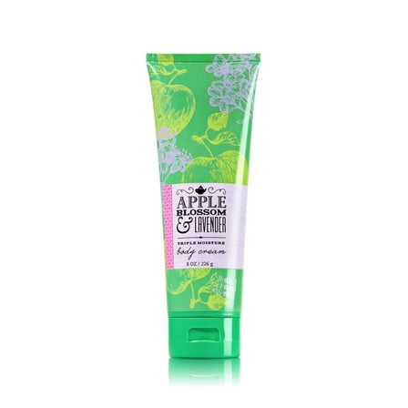 Bath and Body Works Apple Blossom & Lavender Body Cream 8 Oz.