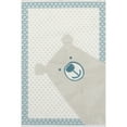thumbnail image 6 of nuLOOM Cecelia Polar Bear Kids Fringe Area Rug, 4' x 6', Cecelia Baby Blue, 6 of 9