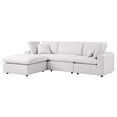 thumbnail image 6 of Modular Lounge Sectional Deep Sofa Set, White, Fabric, Modern Contemporary, Outdoor Patio Balcony Cafe Bistro Garden Furniture Hotel Hospitality, 6 of 10