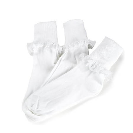 Vassarette Nylon Lace Anklet Socks