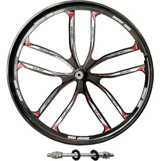 ACS Z Mag 20 Rear Wheel 5 Spoke 3/8 Axle Black - Walmart.com