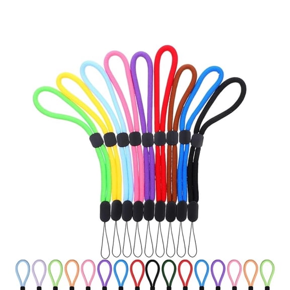 Colorful Wristlet Lanyards Adjustable Wrist Strap For Phone Case Reusable Hand Wrist Strap Durable Card Holders for Indoor Outdoor 16pack