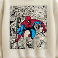thumbnail image 2 of Marvel - Spider-Man Comic Jump - Women's Oversized Fleece Crew Sweatshirt, 2 of 4