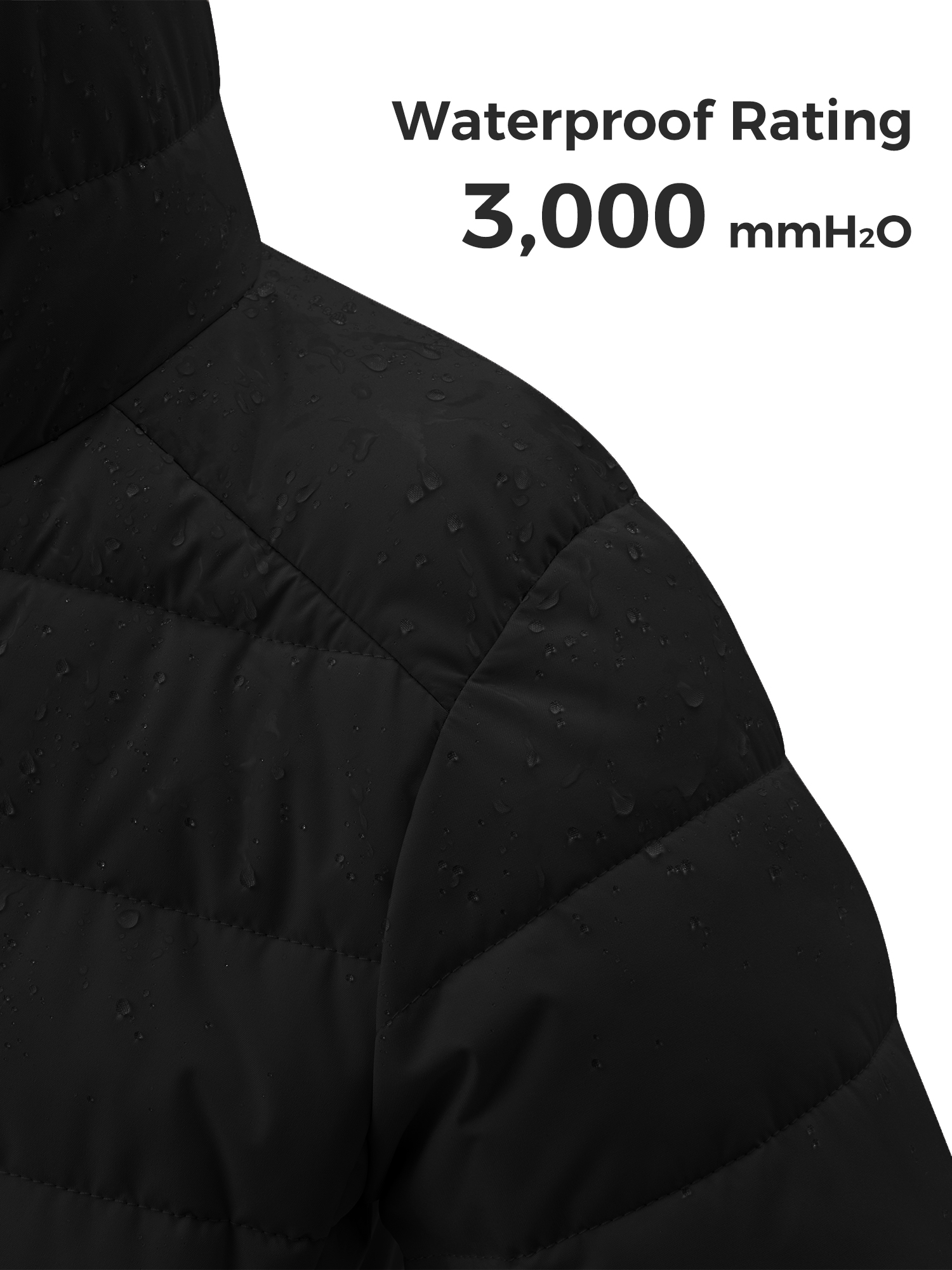 Wantdo Big Boys' Insulated Winter Jacket with Hood, Black photo 4