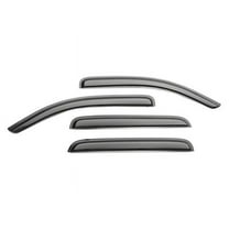 Black Horse Off Road [BHOR] in Channel Rain Guards/Wind Deflectors Compatible with 2010-2024 Toyota 4Runner Smoke 4 PCs - 1494242IN