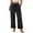 187#Black, variant on Womens Palazzo Pants Wide Leg Flowy Drawstring High Waisted Casual Trousers 2026 Summer Beach Vacation Clothes Brown XL