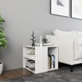 thumbnail image 1 of vidaXL Side Table High Gloss White 50x50x45 cm Engineered Wood, 1 of 4