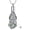15-Phoenix Urn A, variant on Urn Necklace for Ashes 925 Sterling Silver Animal Crystal Urn Necklaces Cremation Jewelry for Ashes Cat Dog Pet Memorial Gifts
