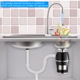 thumbnail image 2 of Uxcell 3pcs Garbage Disposal Splash Guard Sink Baffle and 1pcs Sink Stopper, 2 of 7