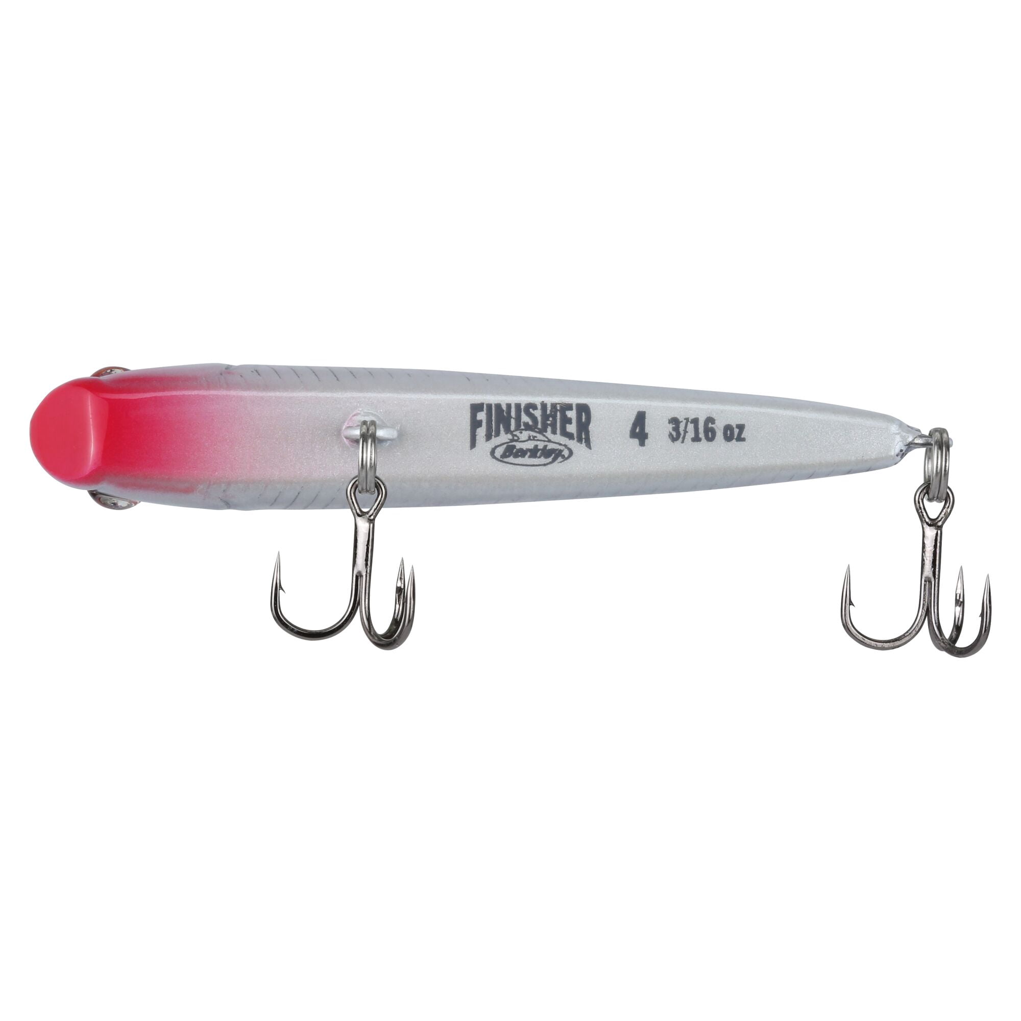 Berkley Finisher, 1.75 in, Glide Baits, Black Silver (1 Count)
