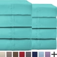 thumbnail image 3 of Bare Home  Double-brushed Microfiber Wholesale Sheet Set Light Blue, 10 Pack Twin XL, 3 of 5