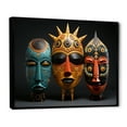 thumbnail image 2 of Designart "African Shifting Towards" African Floater Framed Wall Decor, 2 of 7