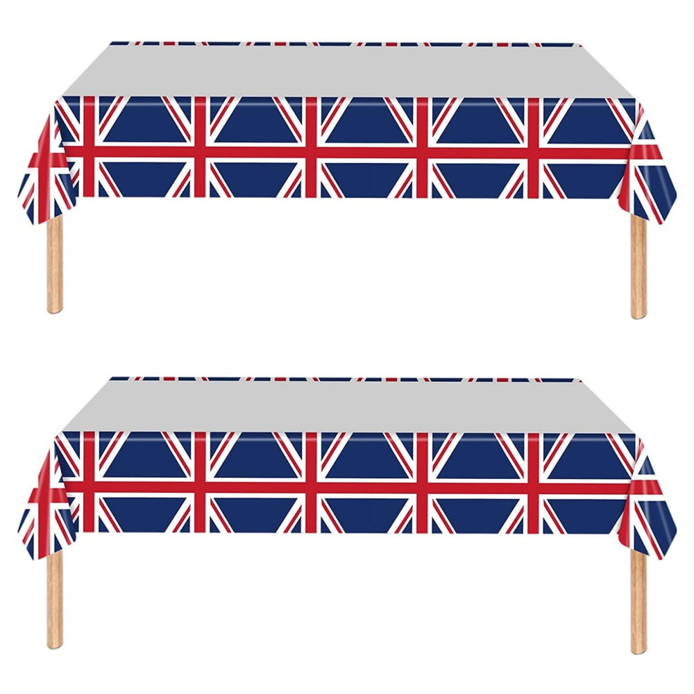 Union Jack Tablecloth 87" X 51" Union Jack Table Cover Union Jack