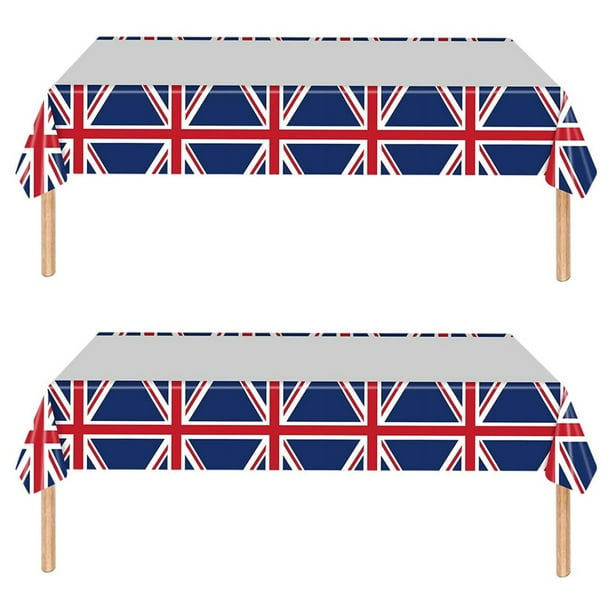 Union Jack Tablecloth 87" X 51" Union Jack Table Cover Union Jack