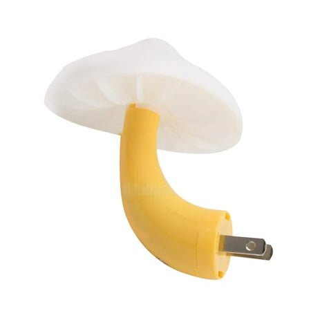 

Sensor LED Night Light Mushroom Wall Socket Lights Lamp Home Bedroom Decoration Light-controlled US Plug