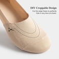 thumbnail image 2 of 10 Pairs Women's No Show Invisible Liner Socks, Thin Nylon Non Slip Low Cut Footies, Soft Silk Hidden Socks for Flats Loafers Dress Shoes, 2 of 7