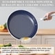 thumbnail image 5 of Nuwave Healthy Duralon Blue - Juego de utensilios de cocina antiadherentes de cerámica, con infusión de diamante, resistente a los arañazos, sin PFAS, apto para lavavajillas y horno, listo para inducc, 5 of 5