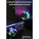 thumbnail image 5 of Hounyoln Altavoz Bluetooth magnético, altavoz G200 portátil multifuncional con efecto de sonido envolvente 3D de luz de color RGB múltiple, soporte para teléfono para iPhone, Android, emparejamiento T, 5 of 5