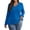Blue, variant on Cogild Plus Size Sweaters for Women's Fall and Winter Knitted Ribbed Plus Sweaters for Ladies Oversized Long Sleeves Shirts for Womens Cozy Elegance and Versatile Style