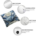 thumbnail image 4 of COMIO Nautical Ocean Animal Decor Throw Pillow Cover, Sea Underwater Submarine Blue Crab Decorative Pillow Case Home Decor Square Pillowcase White, 4 of 6