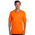 thumbnail image 3 of JERZEES Men's High Visibility Dri-Power Polo Shirt, Short Sleeve, Cotton Blend, Safety Orange, XL, 3 of 6