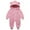 Pink, variant on Baby Snowsuit Baby Snowsuit Hooded Winter Clothes Coat Jumpsuit Toddler Outfit Baby Winter Clothes Coffee 18 Months-24 Months