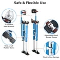 thumbnail image 5 of Yescom Drywall Stilts 36" - 50" Aluminum Drywall Tool with Comfort Knee Pads for Ceiling Sheetrock Taping Parade Costume Cleaning String Light Decor, 5 of 12