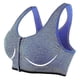 thumbnail image 1 of 2026 Women`s Zipper Push Up Sports Bras, 1 of 1