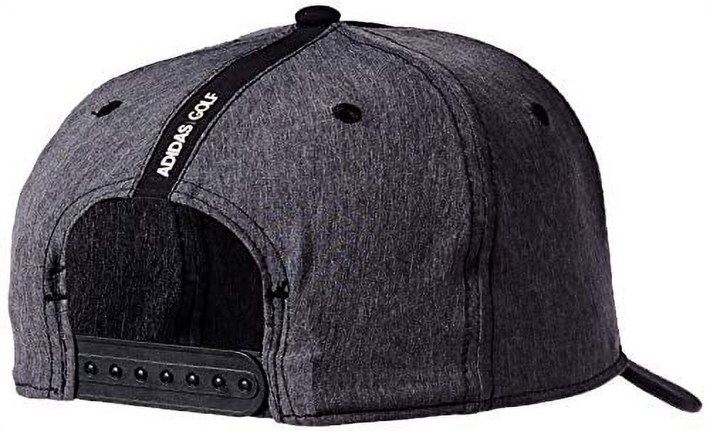 adidas Golf Men?s A-Stretch Heather Tour Hat, Black, One Size - image 2 of 2
