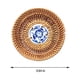 thumbnail image 3 of Fiudx Liquidación de ahorros de verano Posavasos de ratán de porcelana azul y blanca, manteles individuales redondos, tapetes para Café, tapetes para mesa de cocina, tapetes para mesa de cocina redon, 3 of 7