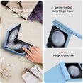 thumbnail image 5 of Compatible Samsung Galaxy Z Flip 5 Phone Case with Hinge Protection,Full Coverage Case with Front Screen Protector Case for Samsung Galaxy Z Flip 5 Case,Galaxy Flip 5 Case Screen Protector Blue, 5 of 14