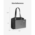 thumbnail image 4 of tomtoc Laptop Tote Bag for Women, 16 Inch Water-resistant Laptop Work Bag with Device Compartment, 18L Large Capacity Office Computer Shoulder Bag Briefcas, 4 of 9