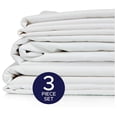 thumbnail image 3 of Bariatric Hospital Bed Sheets Set - 42 x 80 - Soft, Durable, and Hygienic Bedding for Home & Facilities - Flat Sheet, Fitted Sheet, and Pillowcase - 50/50 Cotton- Blend - 200TC, 3 of 5