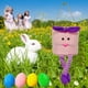thumbnail image 4 of Conejo cesta de Pascua flor primavera fiesta de Navidad decoración fruta Rosa Colcomx Canasta Conejito De Pascua, 4 of 7