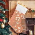 thumbnail image 5 of Coolnut 17.7 Inch Christmas Stockings, 1 PCS Vintage Flower Meadow Presonalized Large Stocking Sock for Family Holiday Xmas Party Decorations, 5 of 7