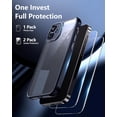 thumbnail image 4 of [3 in1 for iPhone 12 Mini Case, [Anti-Yellowing] [-Grade Protection] [with 2 pcs Screen Protector] Full-Body Protective Phone Case. (Black)……, 4 of 13