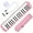 Pink, variant on Wind Instrument Melodica, 37 Keys, Impact,Resistant, W/ Blowpipe  Mouthpiece, Easy Play!