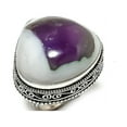 thumbnail image 2 of Natural Super Amethyst 23 Gemstone Handmade 925 Sterling Silver Ring Size 8, 2 of 2