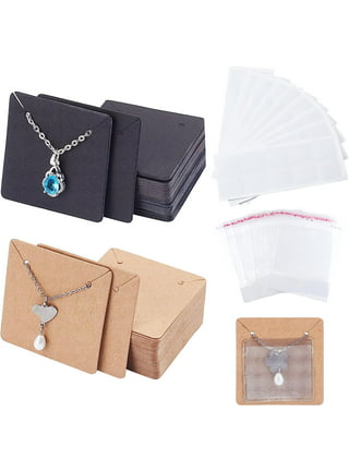 【500 Pack 】Necklace Display Cards - Jewelry Display Cards - Bracelet  Display Cards - Choker Display Cards, Easy and Simple For Display Your  Jewelries