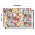 thumbnail image 6 of Pioneer Flower Floral Print Pattern Summer Placemats Table Placemats Set Of 4-Linen Kitchen Washable Placemats Table Mats 12x18 Inch Non-Slip Heat Resistant, 6 of 6